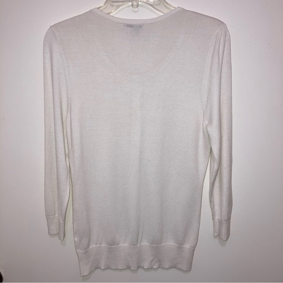 White, Black, Pink, Lightweight Button Up Cardigan, Lot of 3, by Halogen - Picture 9 of 14